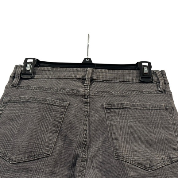 Women’s Frame Le Crop Mini Boot Gray Plaid Denim Jeans: 27 - Picture 4 of 10
